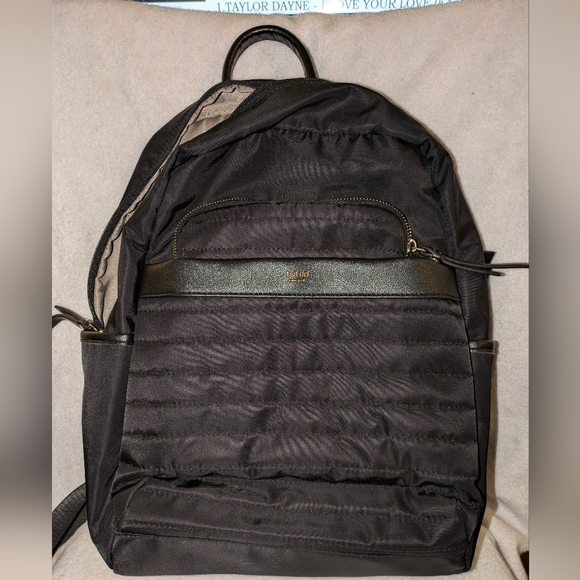 tutilo New York Black Backpack Pre-owned - Picture 1 of 7